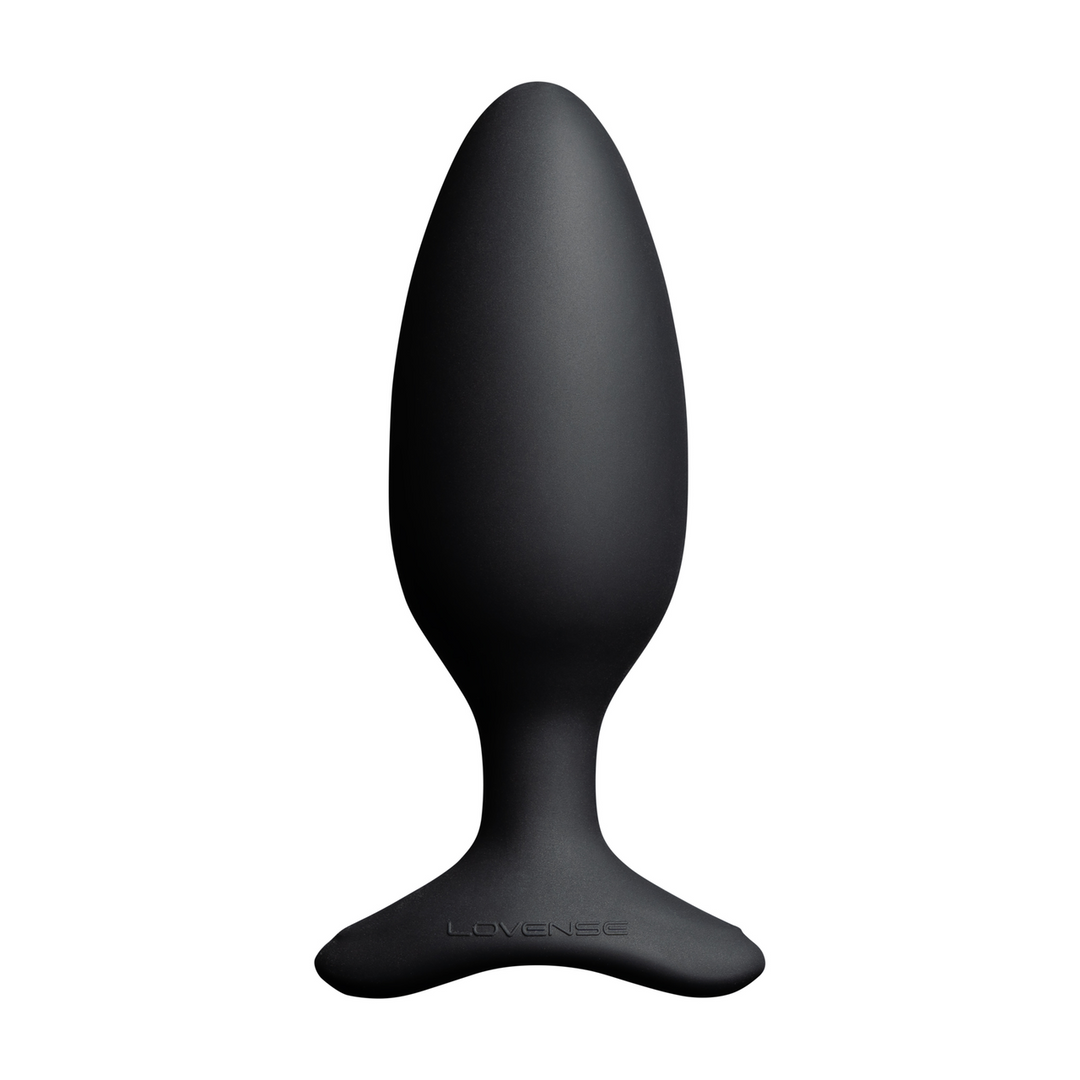 Anal vibrator Hush 2 7 functions – app-controlled, black | Lovense