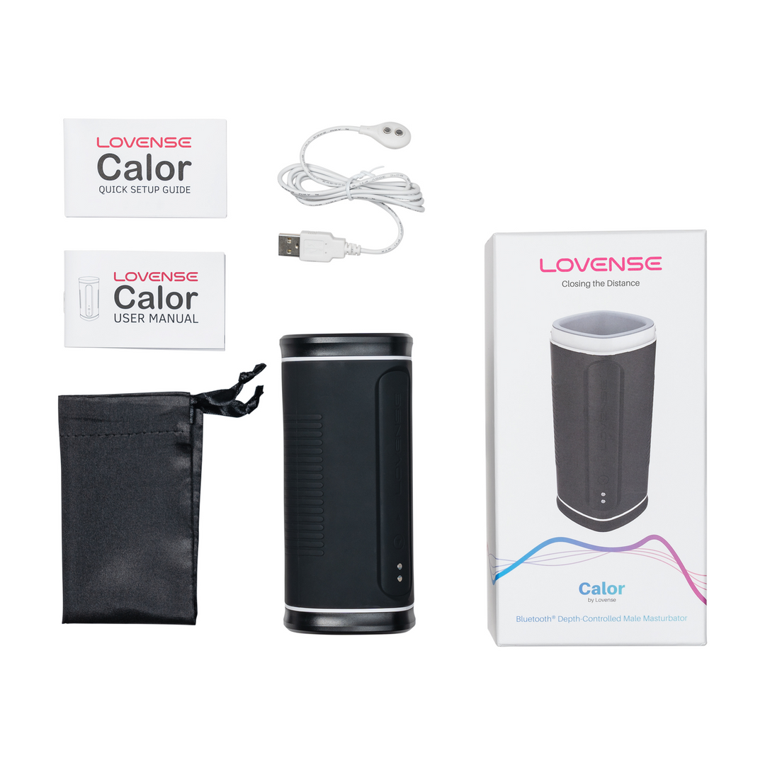 Masturbator Calor 15.9 cm – black | Lovense