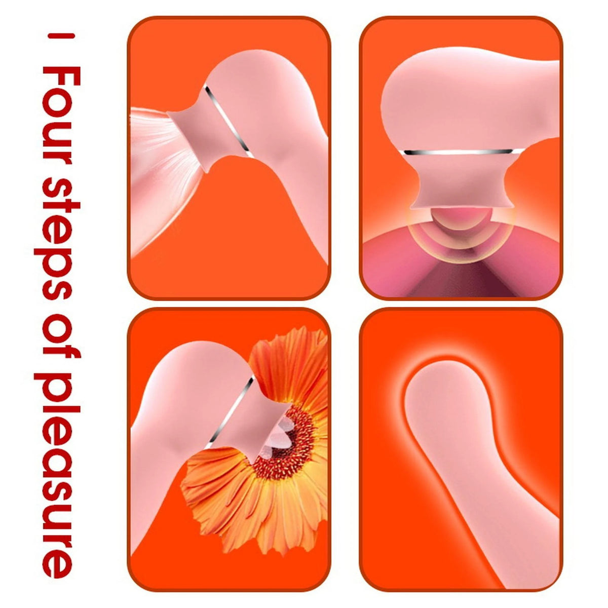 Stimolatore clitorideo Lauren 6 funzioni – ricaricabile, rosa | Favorites