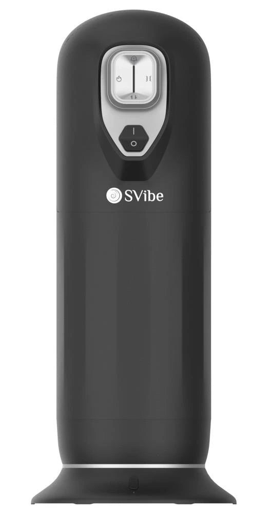 Maszturbátor Ikon 10 funkció – melegítő, lökő, fekete | SVibe
