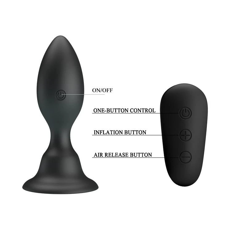 Plug anal 12 fonctions – vibrant, rechargeable BI-040076W-MR | Mr. Play