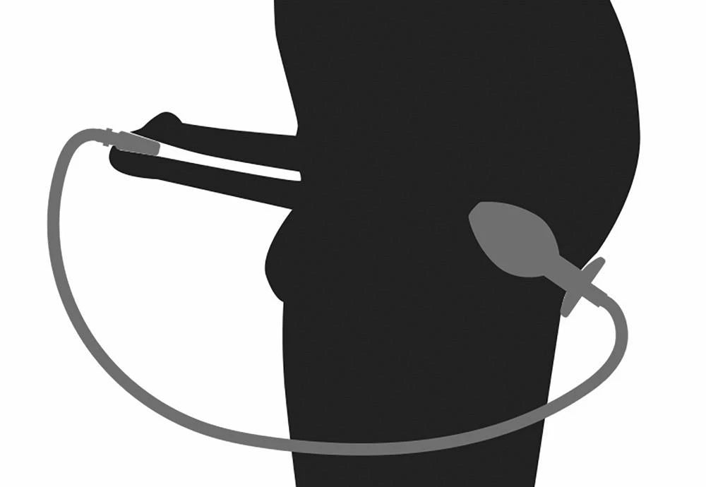 Plug anale Piss – argento | Penisplug
