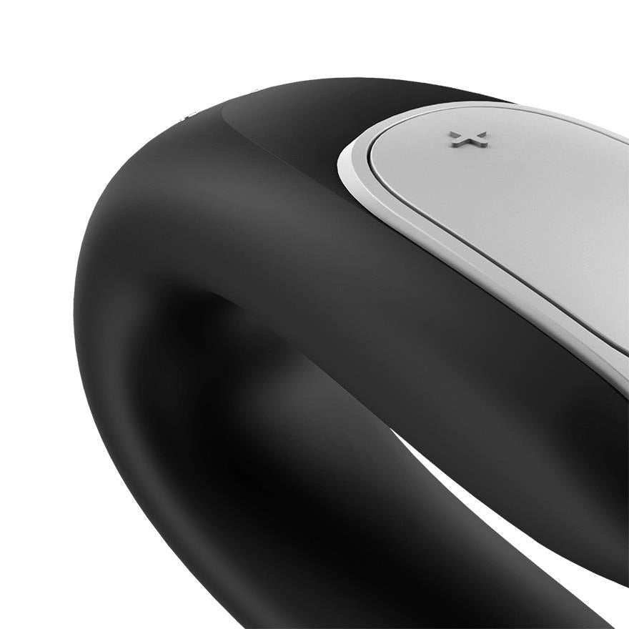 Vibratore speciale 9.4 cm – controllo da app, ricaricabile, nero | Satisfyer