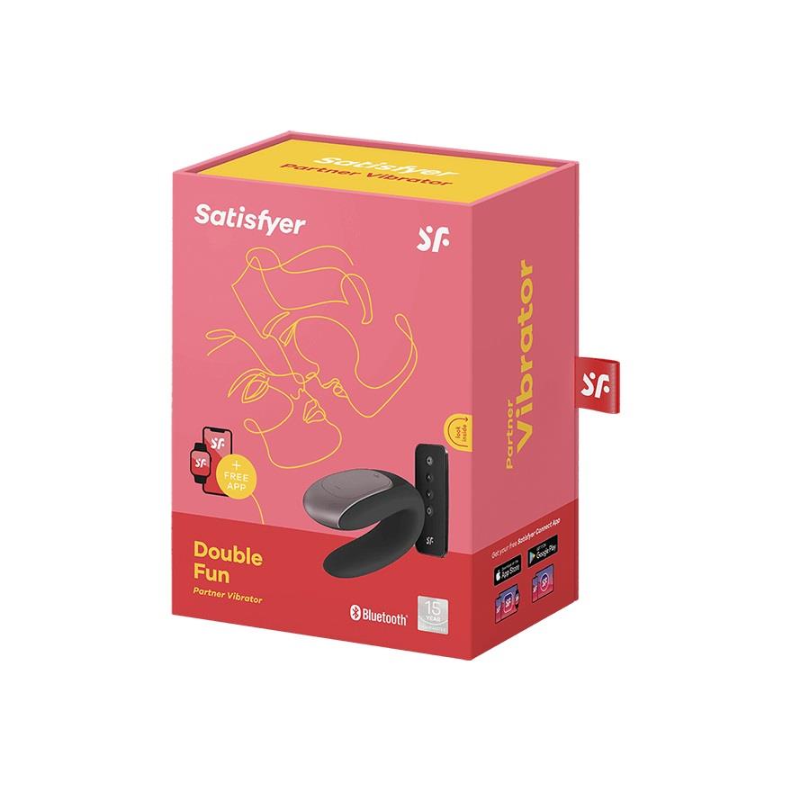 Vibratore speciale 9.4 cm – controllo da app, ricaricabile, nero | Satisfyer