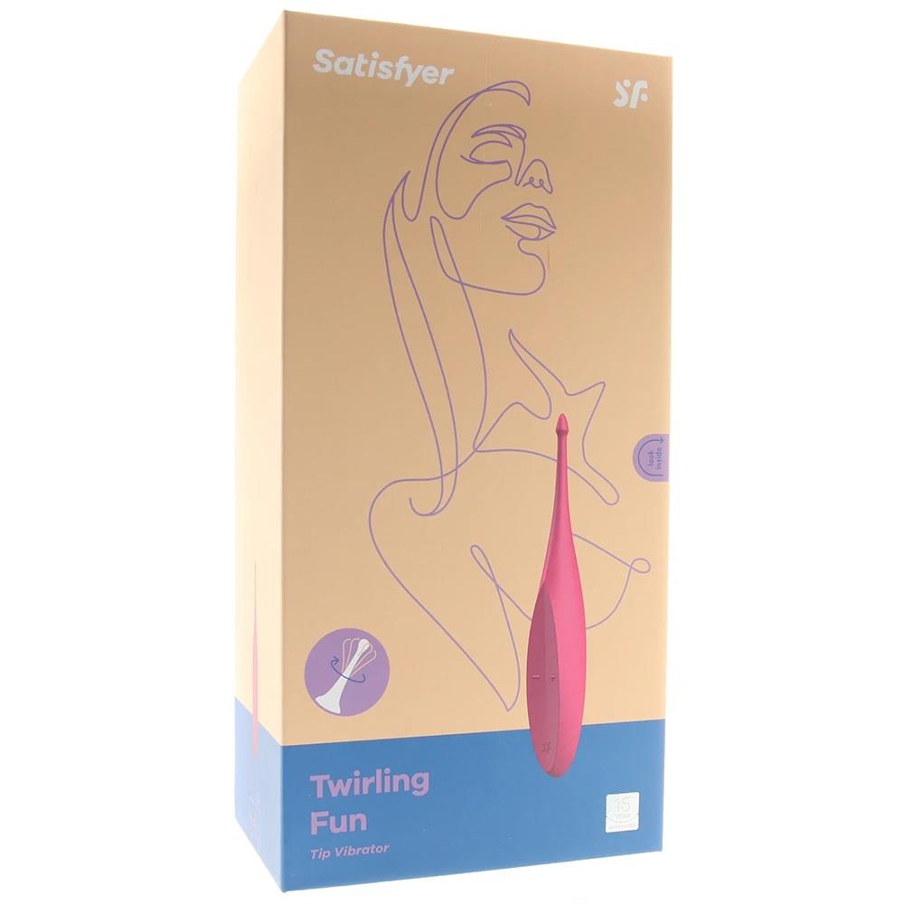 Stimulateur clitoridien Twirling Tip 12 fonctions – violet | Satisfyer