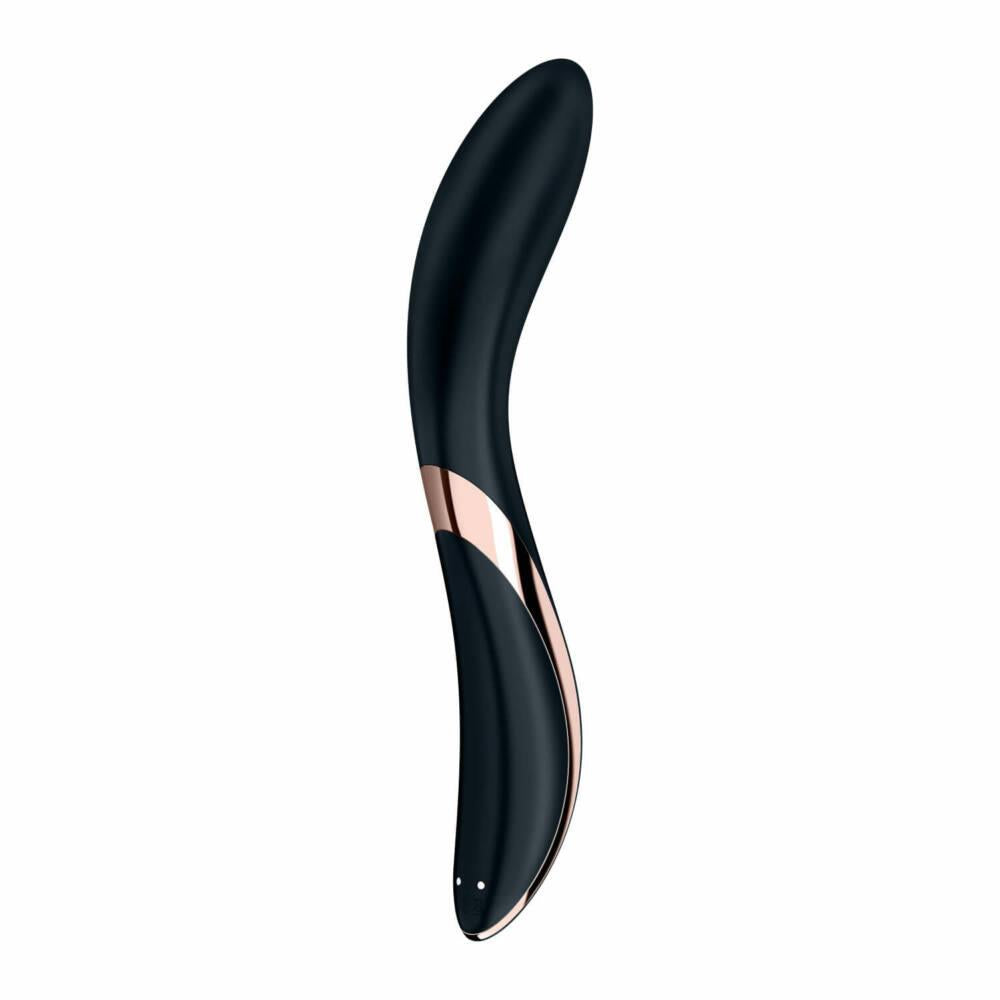G-pont vibrátor Rrrolling Explosion 11.7 cm – újratölthető, fekete | Satisfyer