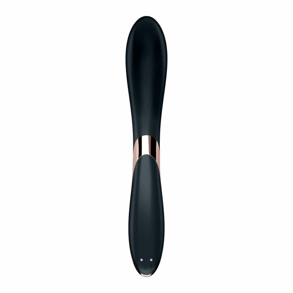 G-pont vibrátor Rrrolling Explosion 11.7 cm – újratölthető, fekete | Satisfyer