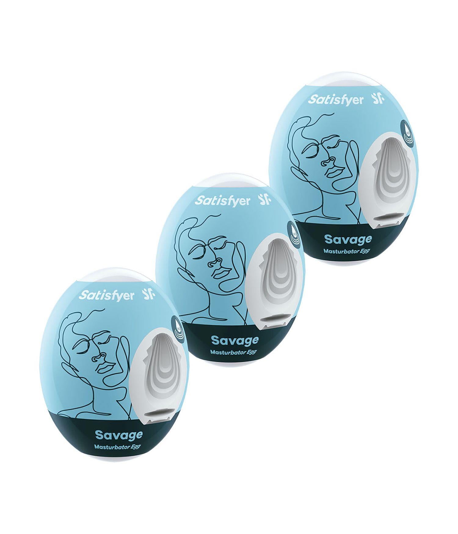 Masturbator Eggs (Set of 3 Savage)