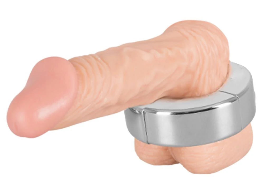 Anel peniano Magnetic Stretcher – prateado | fetish Collection