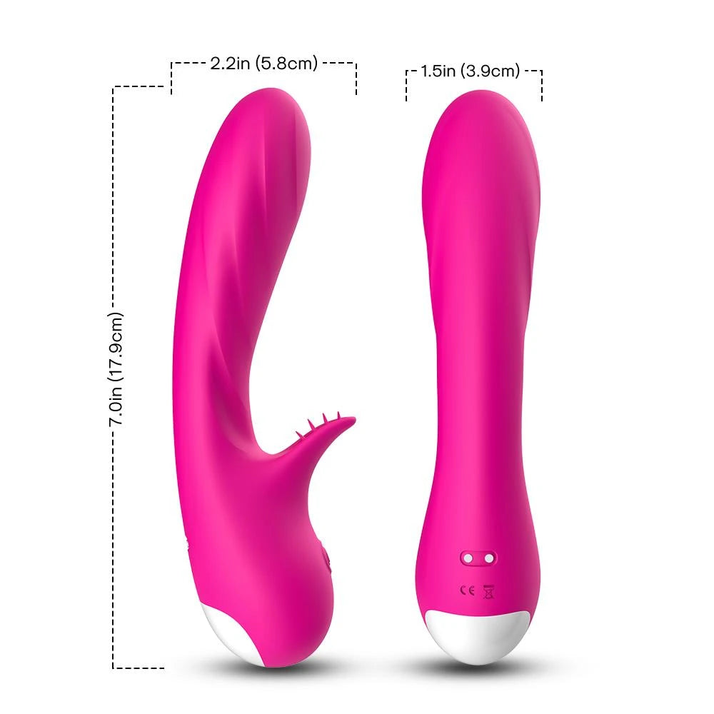 Rabbit vibrátor Romance 9 funkció – újratölthető, fukszia | Favorites