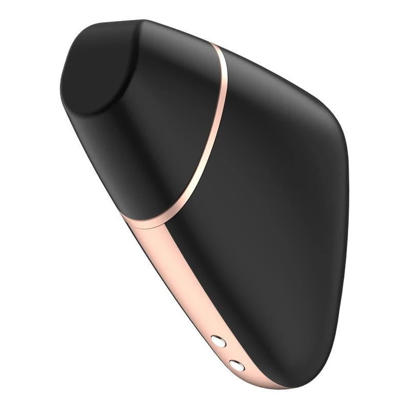Love Triangle - Air Pulse Stimulator and Vibration - Black