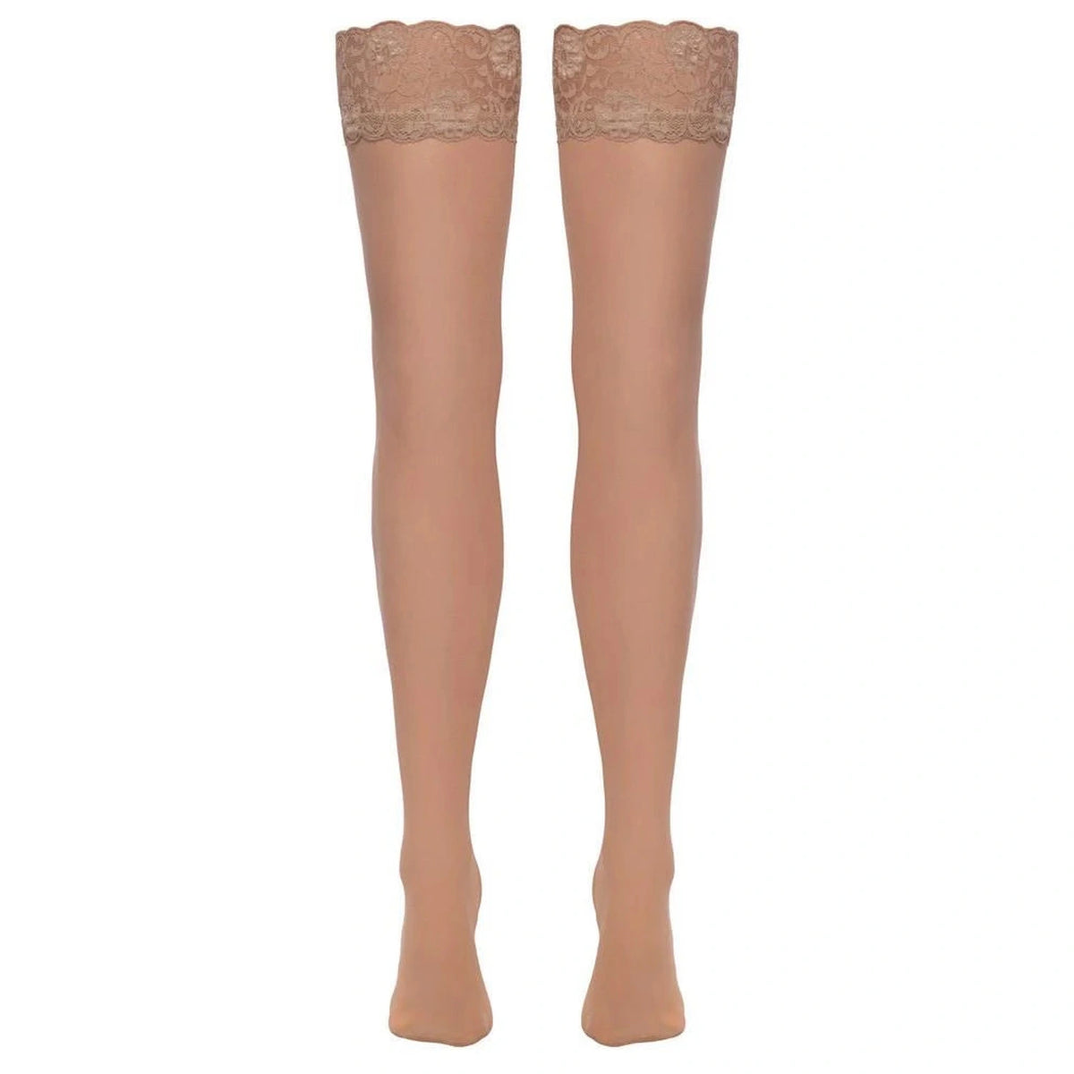 Medias – de encaje, nude | Cottelli LEGWEAR