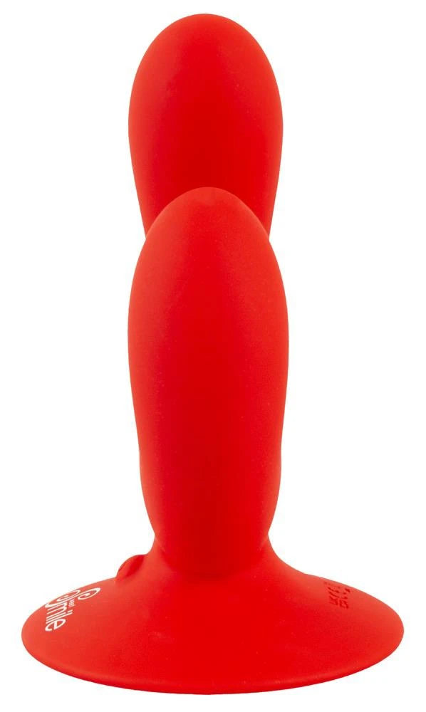 Vibrador especial 9 funções – recarregável, duplo, vermelho | Sweet Smile