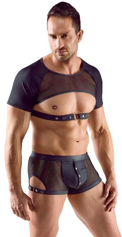 Men's shirt – mesh, mini, black | Svenjoyment