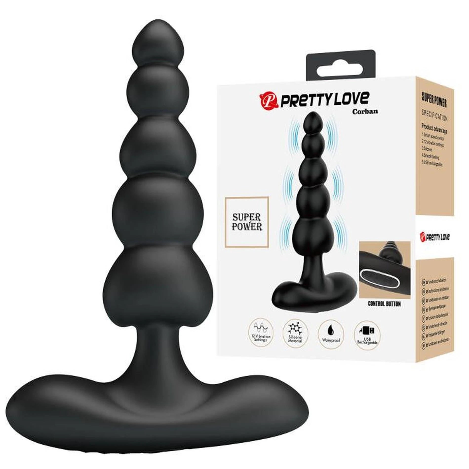PRETTY LOVE - Corban, 10 Vibrations, Silicone