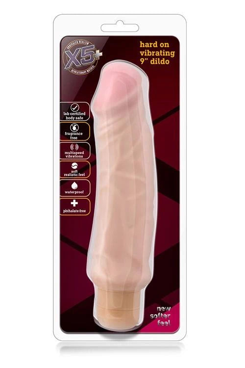 Vibromasseur réaliste X5 23.5 cm – beige | Blush