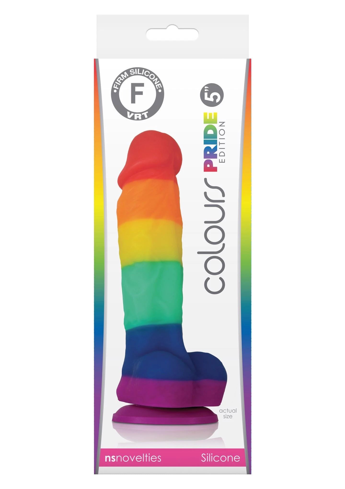 Dildo multicolore Édition Fierté 5 pouces