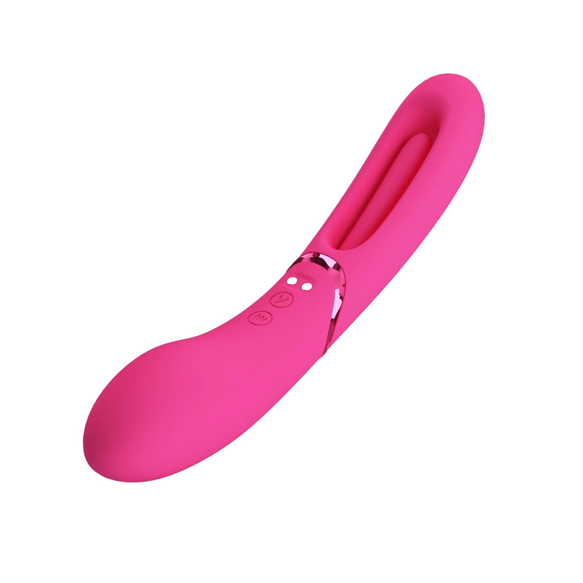 Vibratore punto G Lexie 4 wiggling 7 funzioni – ricaricabile, fucsia | Romance