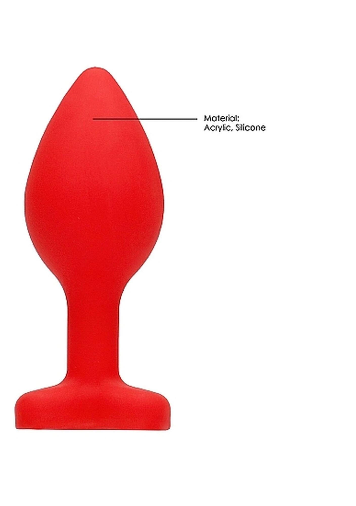 Diamond Heart Butt Plug - Regular