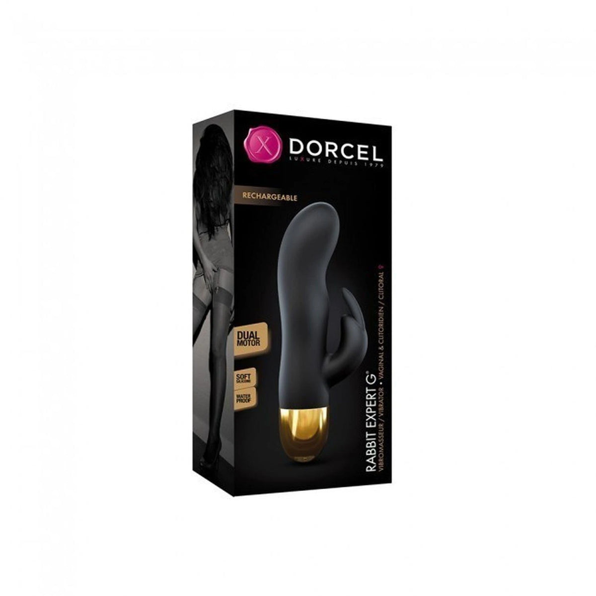 Vibromasseur rabbit Expert 10 fonctions – rechargeable | Dorcel