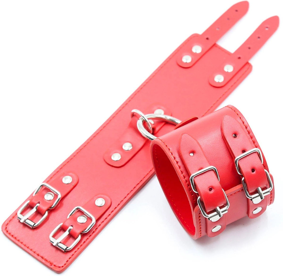 Manette Cuffs buckles – rossa | Fetish Fever