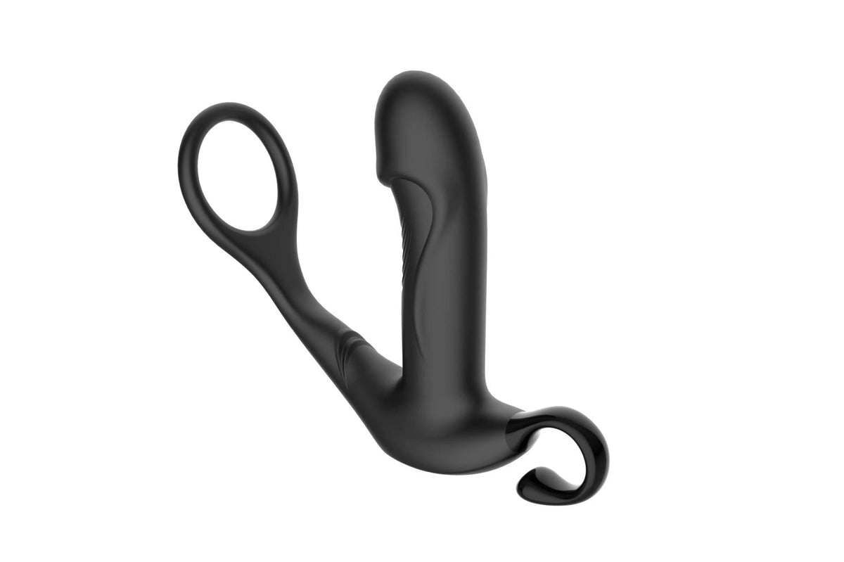 Vibrador anal – con mando a distancia, recargable, negro | Favorites