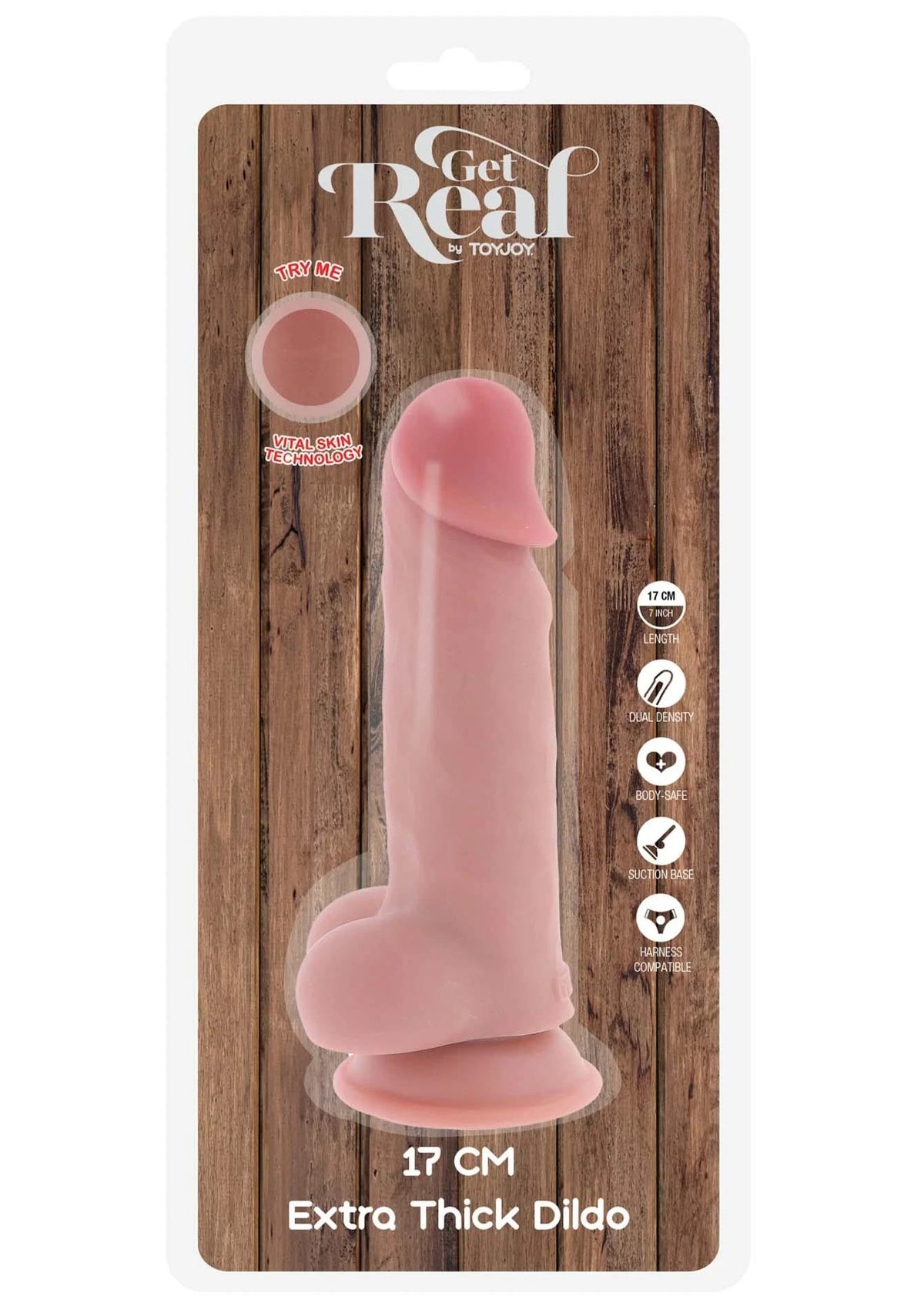 Dildo realistico Density Thick – con ventosa, doppio, nude 30-11235-X-SKIN | ToyJoy