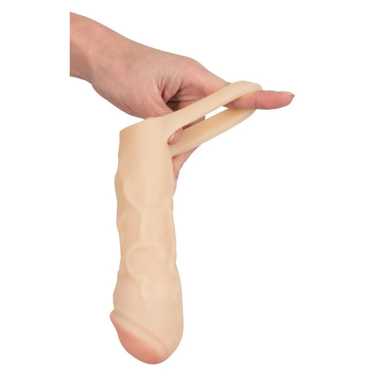 Penis sleeve Thicker Bigger 17 cm – nude
