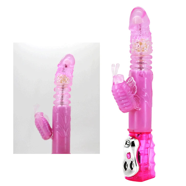 Vibromasseur rabbit Travel Partner – à va-et-vient, rotatif | Baile