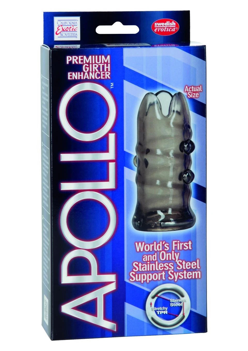 Guaina per il pene Girth Enhancers – grigia | Calexotics