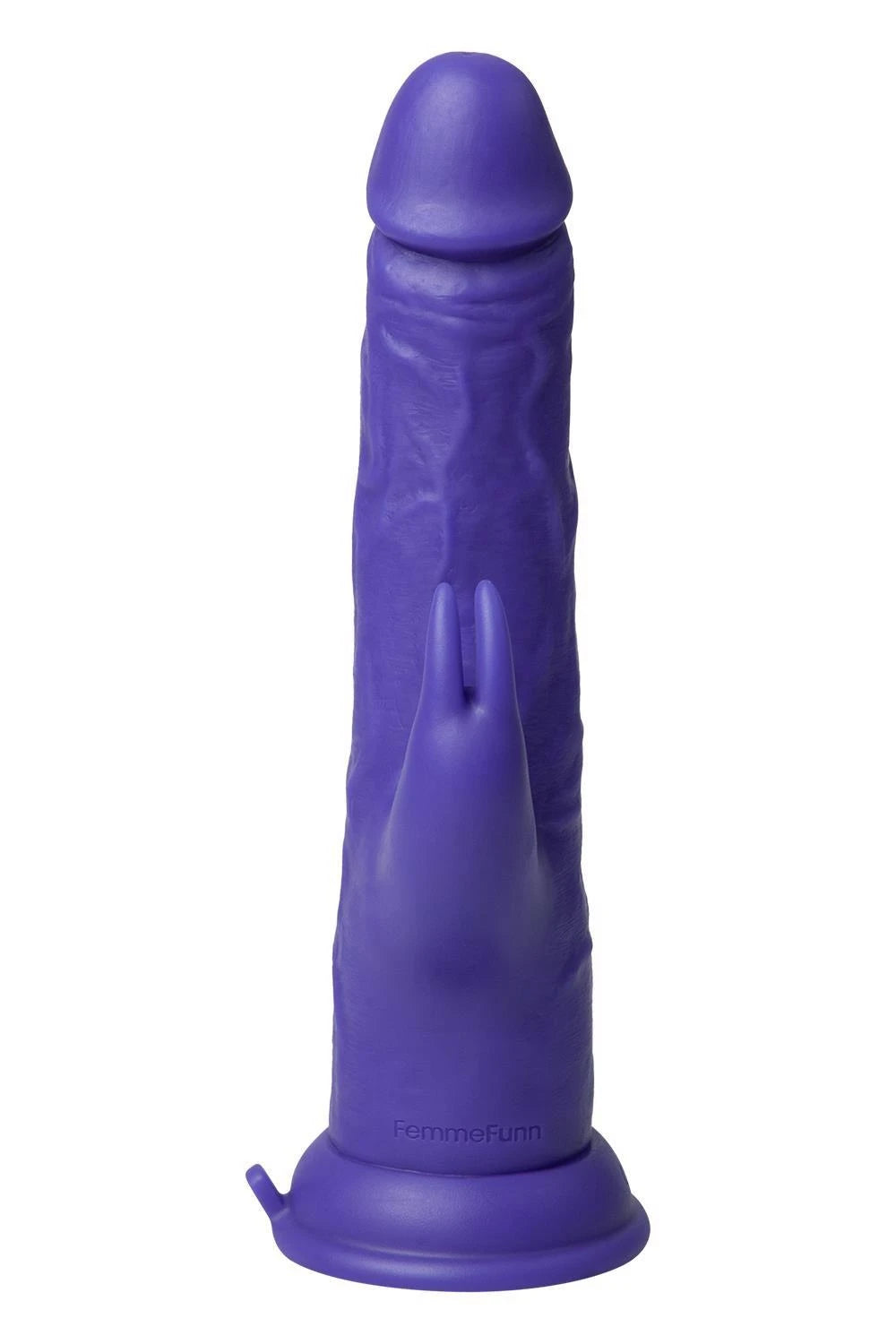 Vibratore rabbit Thruster 22.4 cm – con telecomando, ricaricabile, viola | FemmeFunn