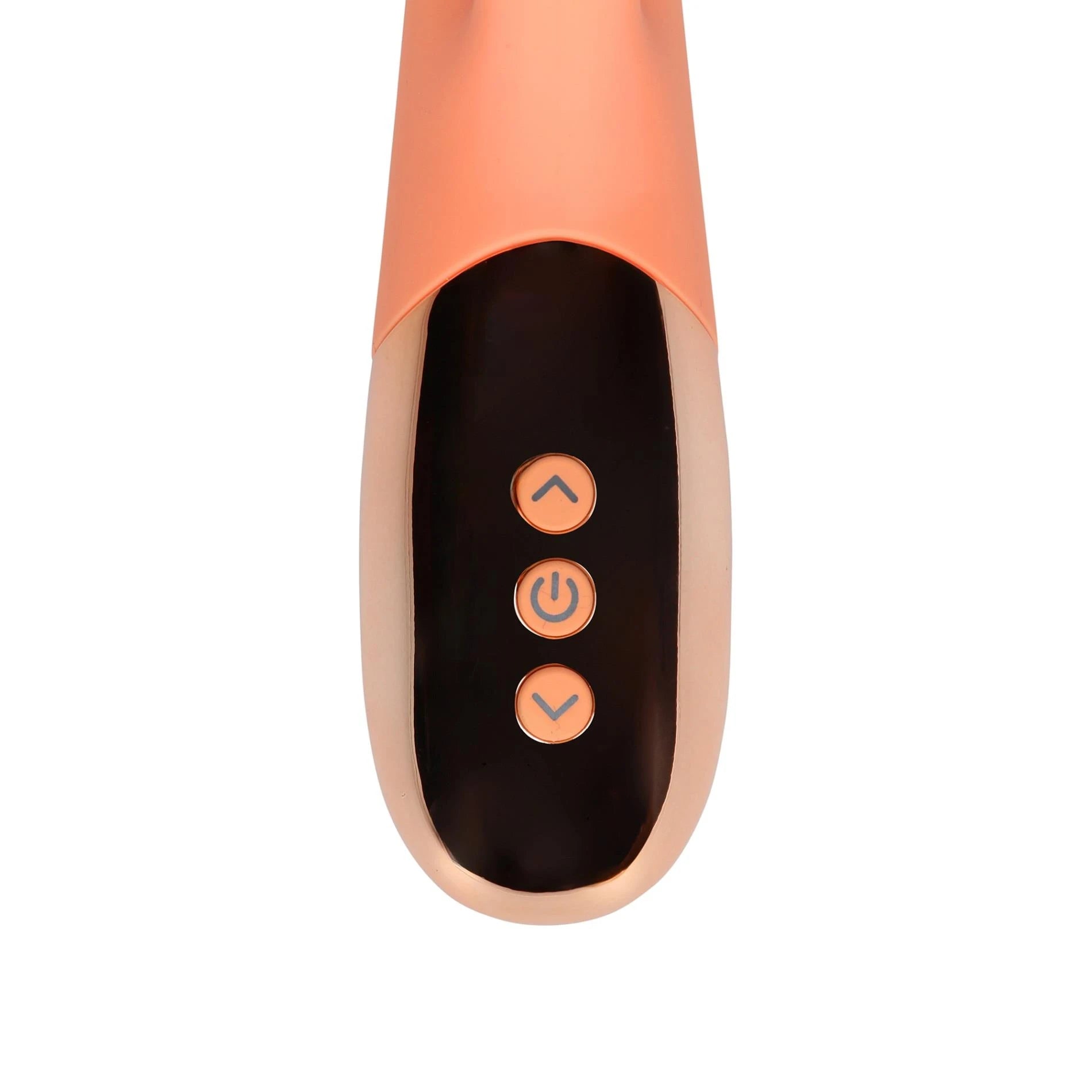 Ultra Soft Silicone Rabbit Vibrator - Ceramic Peach