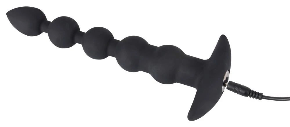 Bolas anais 7 funções – recarregável, preta | Black Velvets