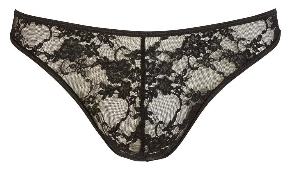 Slip uomo – in pizzo, nero | Svenjoyment