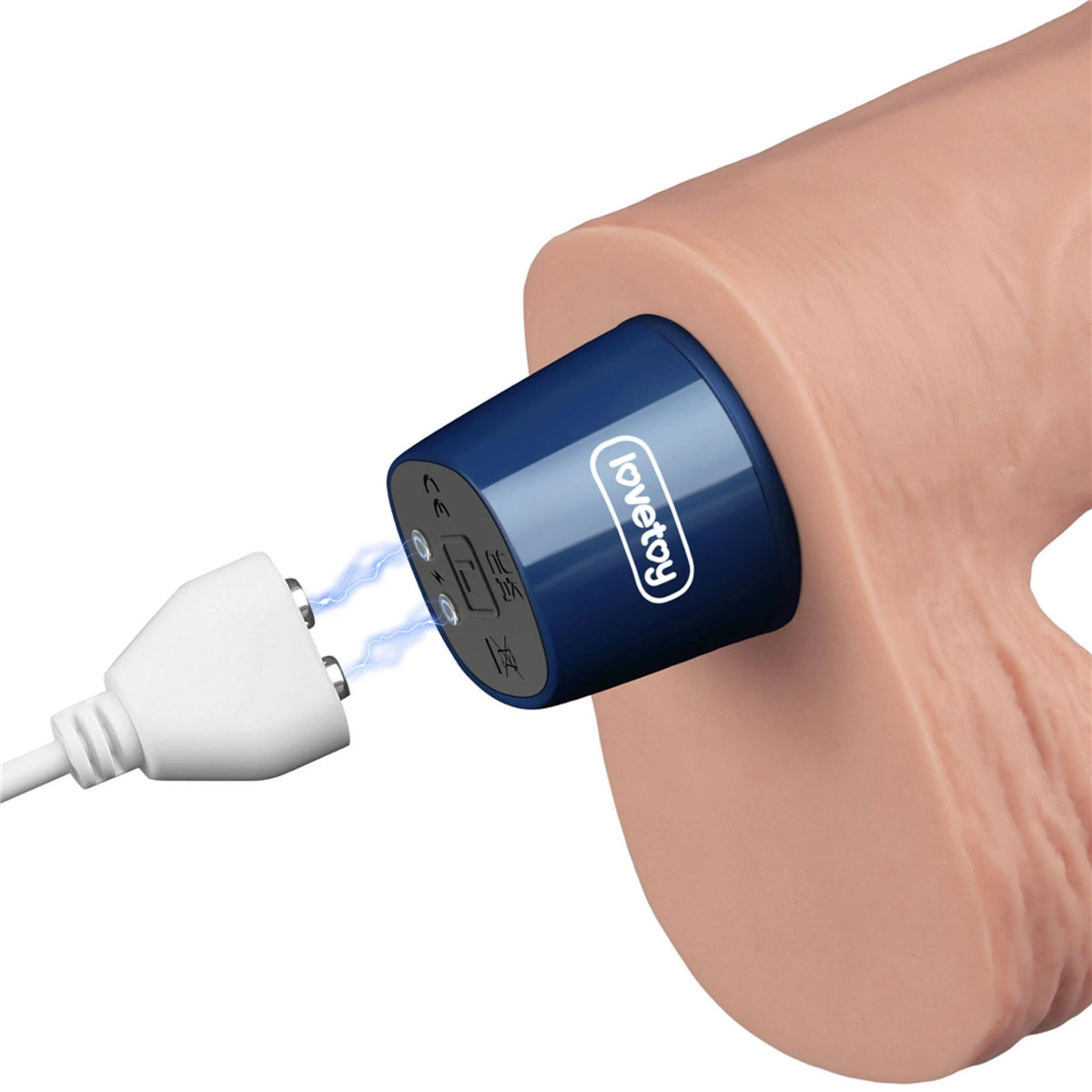 Consolador Softee 10 funciones – recargable, vibrador, nude 10-LV330211 | Lovetoy