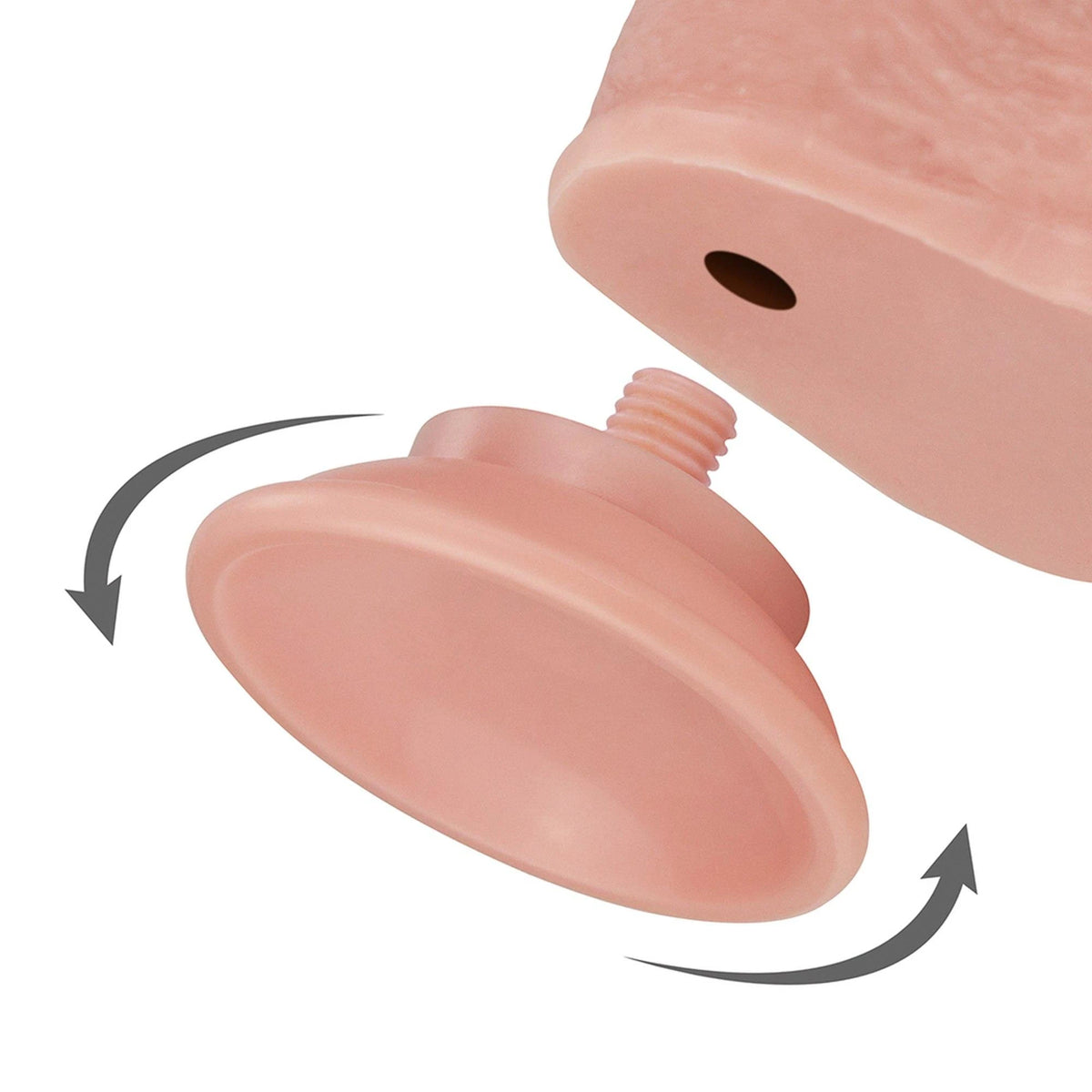 Dildo realistico Layer 23.5 cm – con ventosa, vibrante, nude 10-LV317004 | Lovetoy
