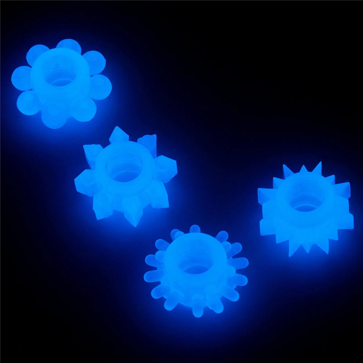 Anello fallico Lumino Play – vibrante, blu 10-LV343011 | Lovetoy