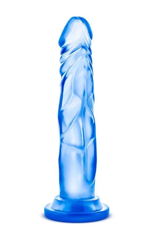 Dildo realista Yours – com ventosa, azul 35-330784 | Blush