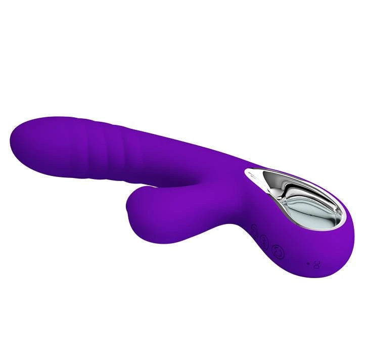 Vibratore punto G Jersey 12 funzioni – ricaricabile, viola | Pretty Love