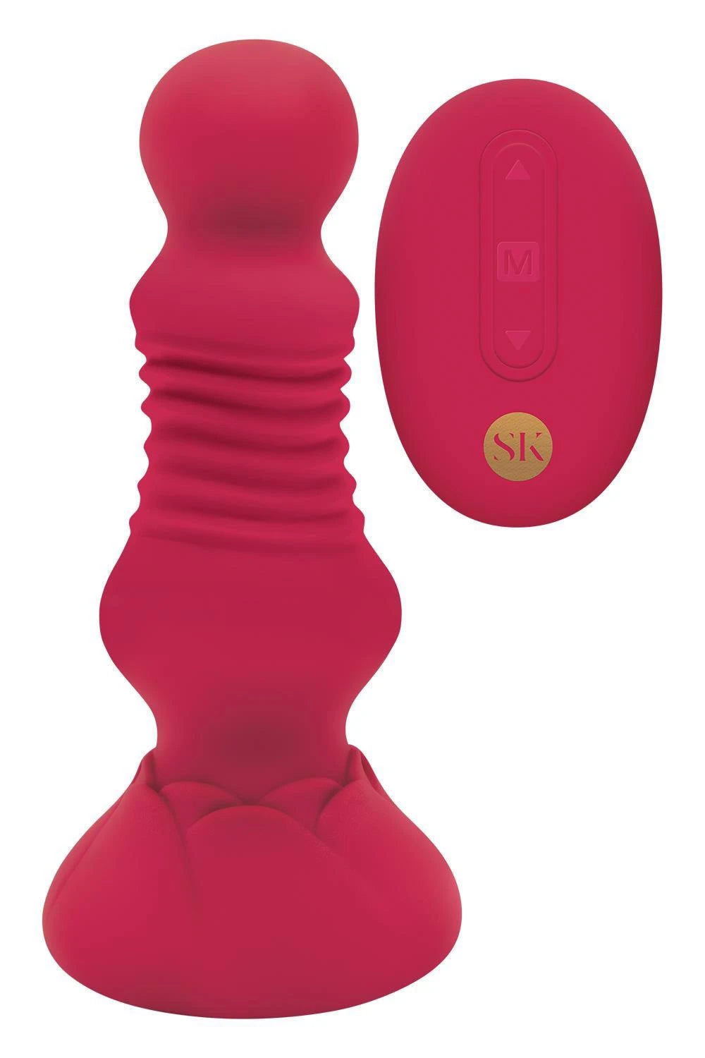 Plug anale Rosebud Buttplug 10 funzioni – vibrante, a spinta | Secret Kisses