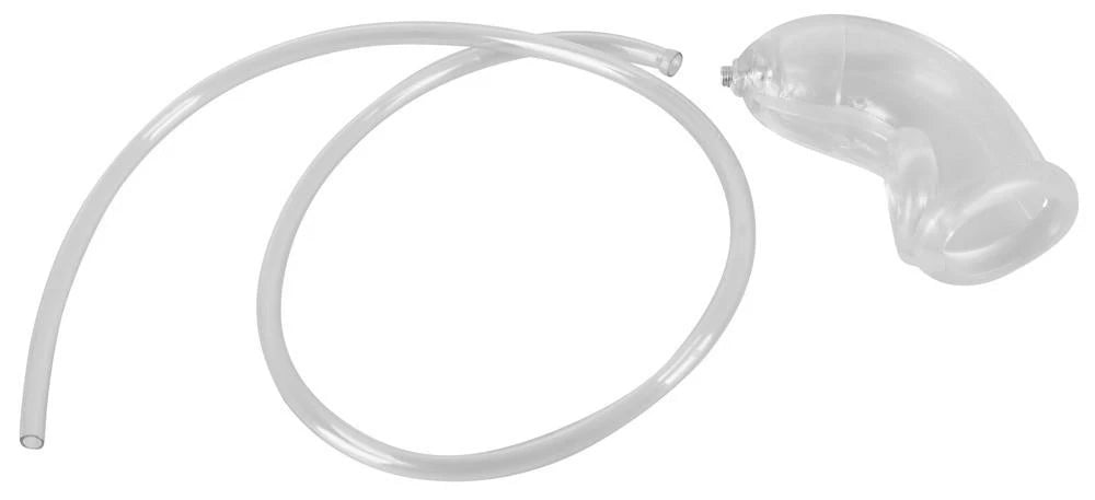 Gaine de pénis Piss Play – creuse, transparente