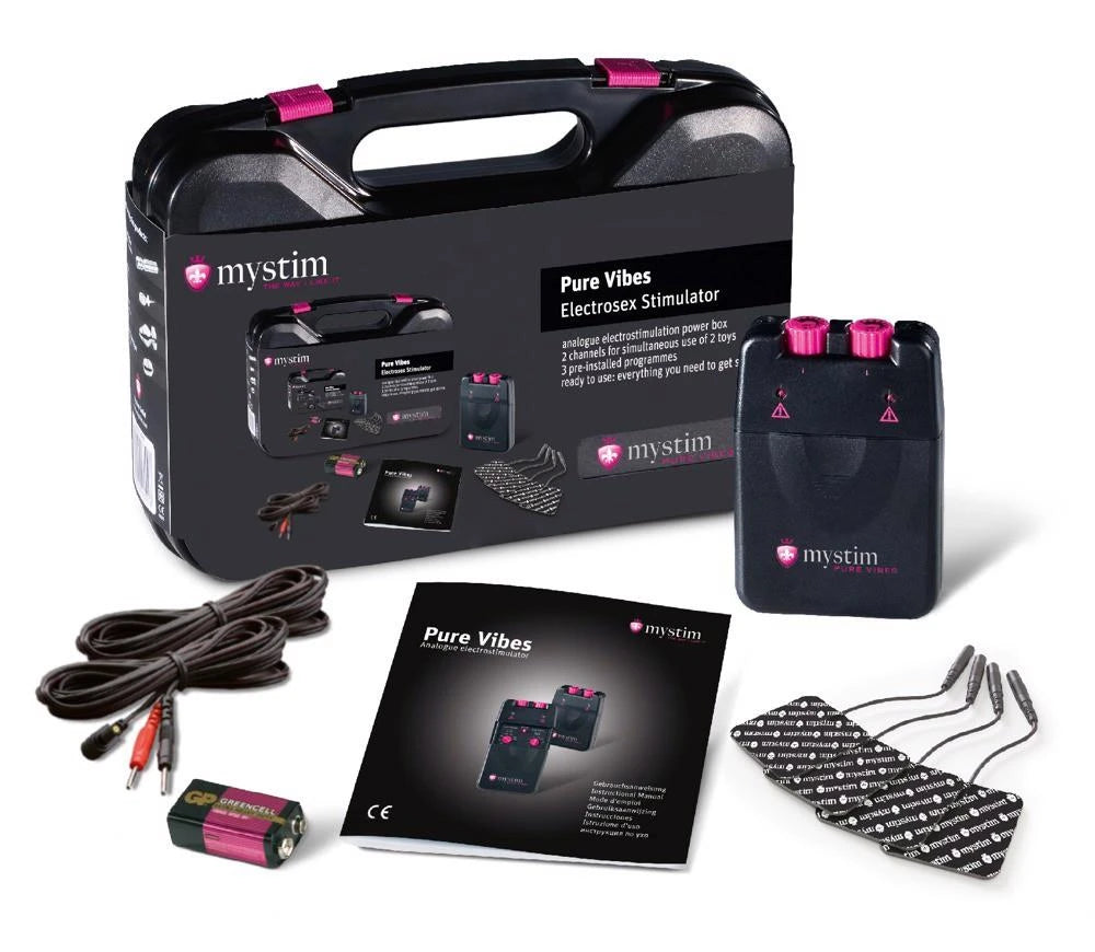 Accesorio BDSM Pure Electro 3 funciones – negro | Mystim