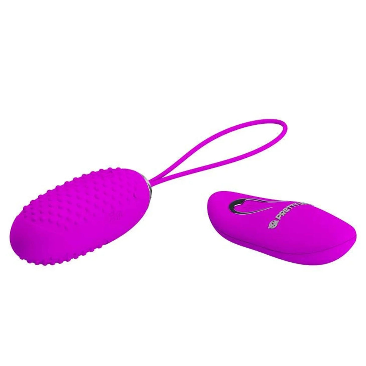 Ovetto vibrante Joanna 12 funzioni – con telecomando, ricaricabile, fucsia | Pretty Love
