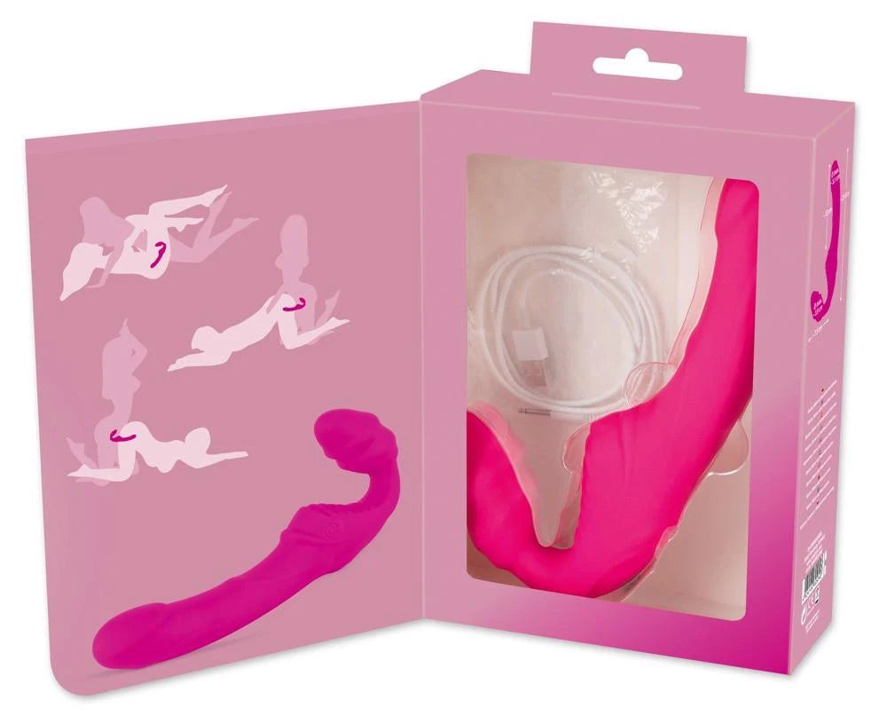 Strap-on 9 funzioni – ricaricabile, rosa