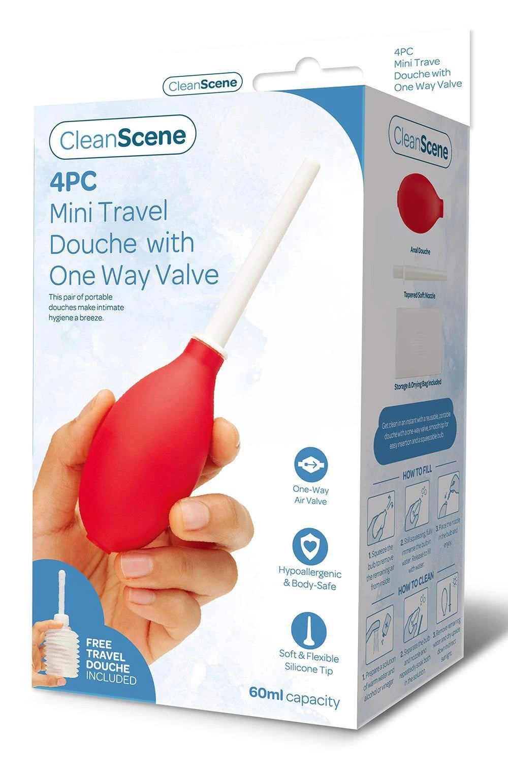 Producto de higiene íntima Travel Douche WAY Valve | CleanScene
