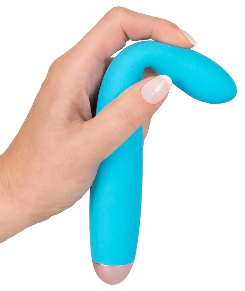 Mini vibrador 7 funções – recarregável, azul 18.7 cm | Cuties