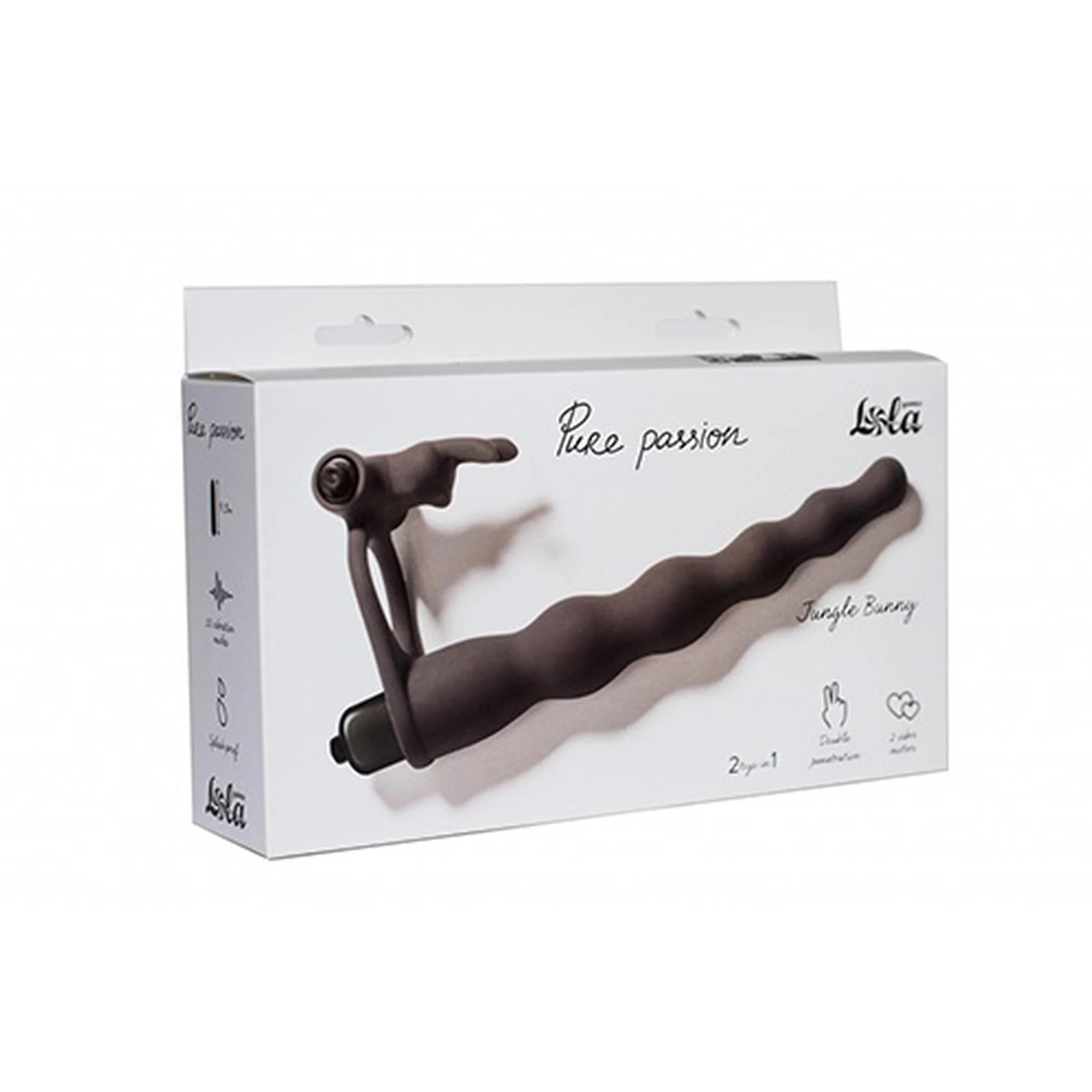 Strap-on Pure Passion Jungle Bunny black