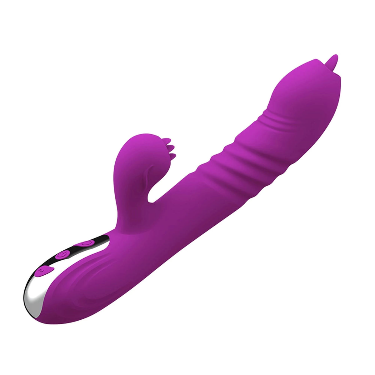 Stimolatore clitorideo Fairy 3 funzioni – ricaricabile, a spinta, viola | Favorites