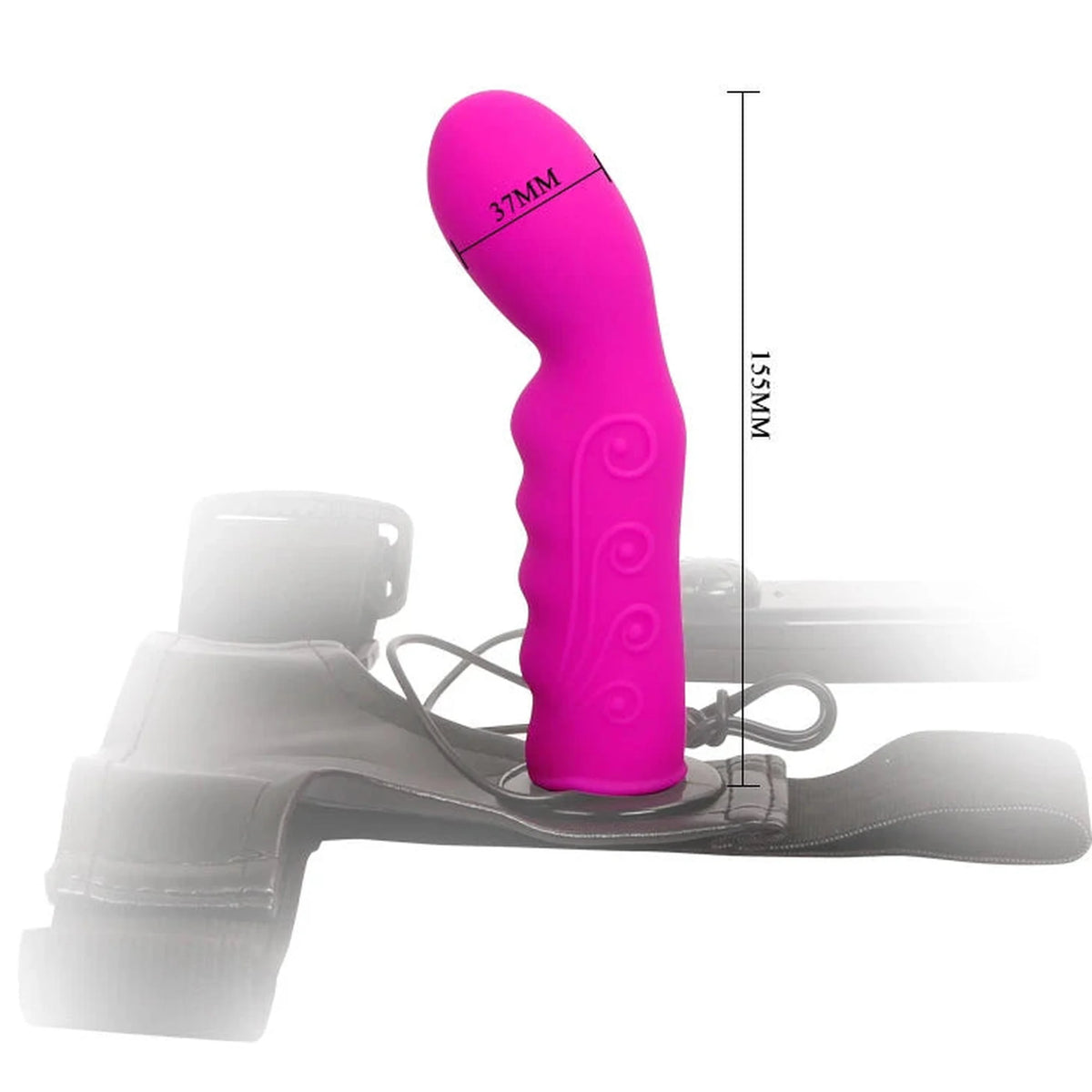 Arnés strap-on – con mando a distancia, vibrador BW-022041 | Baile