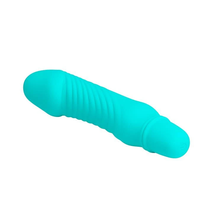 Mini vibratore Stev 10 funzioni – azzurro | Pretty Love